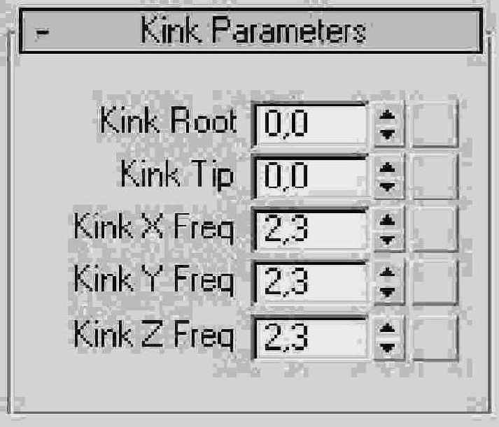 Рис. 12.3. Свиток Kink Parameters